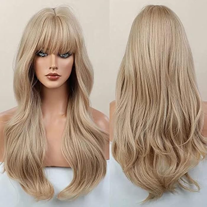 DILLARDS Synthetic Hair Wig (Blonde, Long) - Image 1